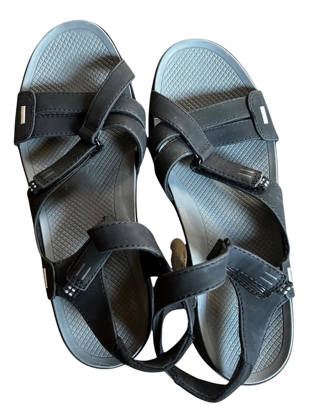 US 9 Baretraps Danny Black Comfort Strappy Sandals